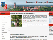 Tablet Screenshot of feuerwehr-friedberg.de